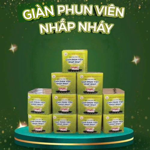 Giàn phun viên nhấp nháy