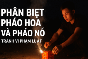 pháo hoa giàn 25 viên được phép sử dụng hợp pháp